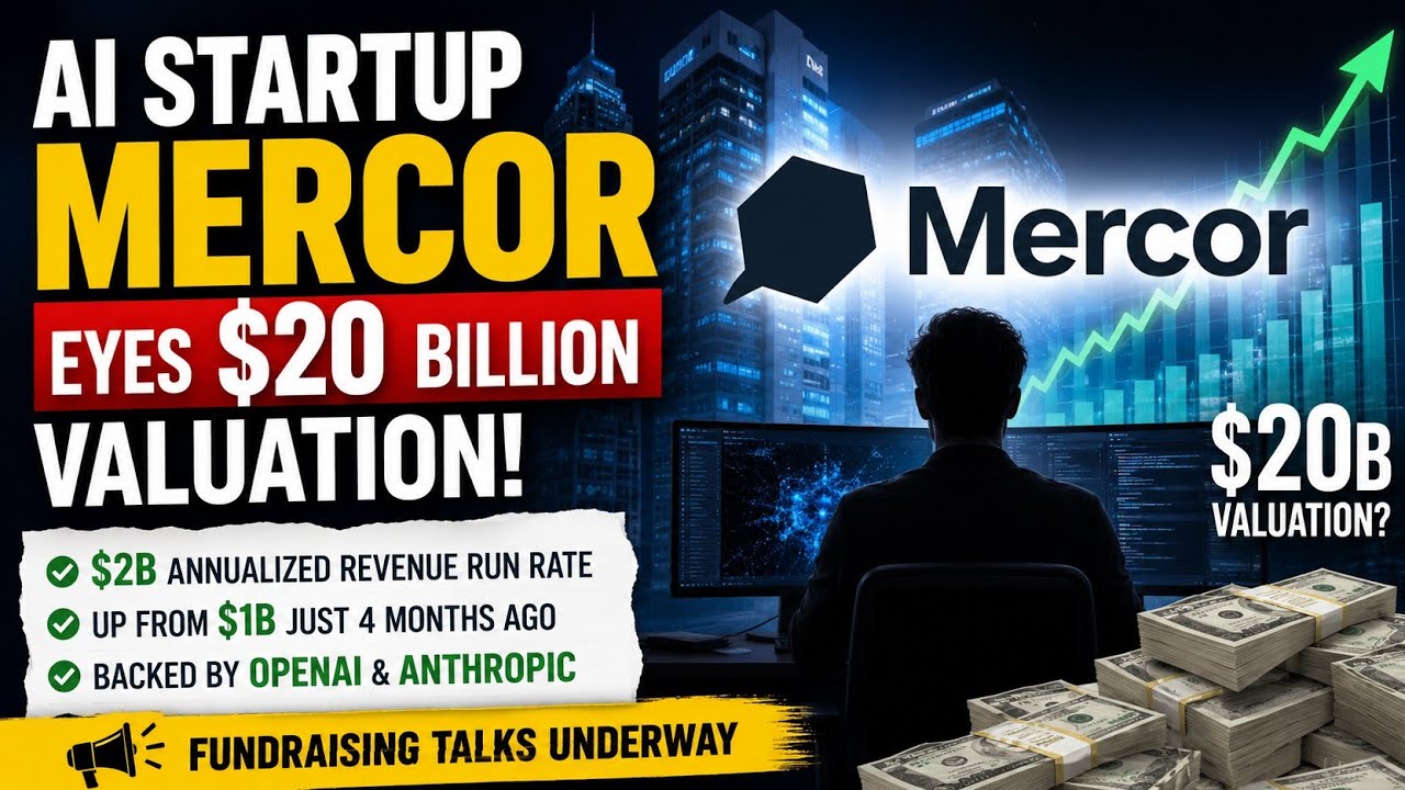 AI Startup Mercor Eyes $20 BILLION Valuation! 🚀 Investors Are Going All In