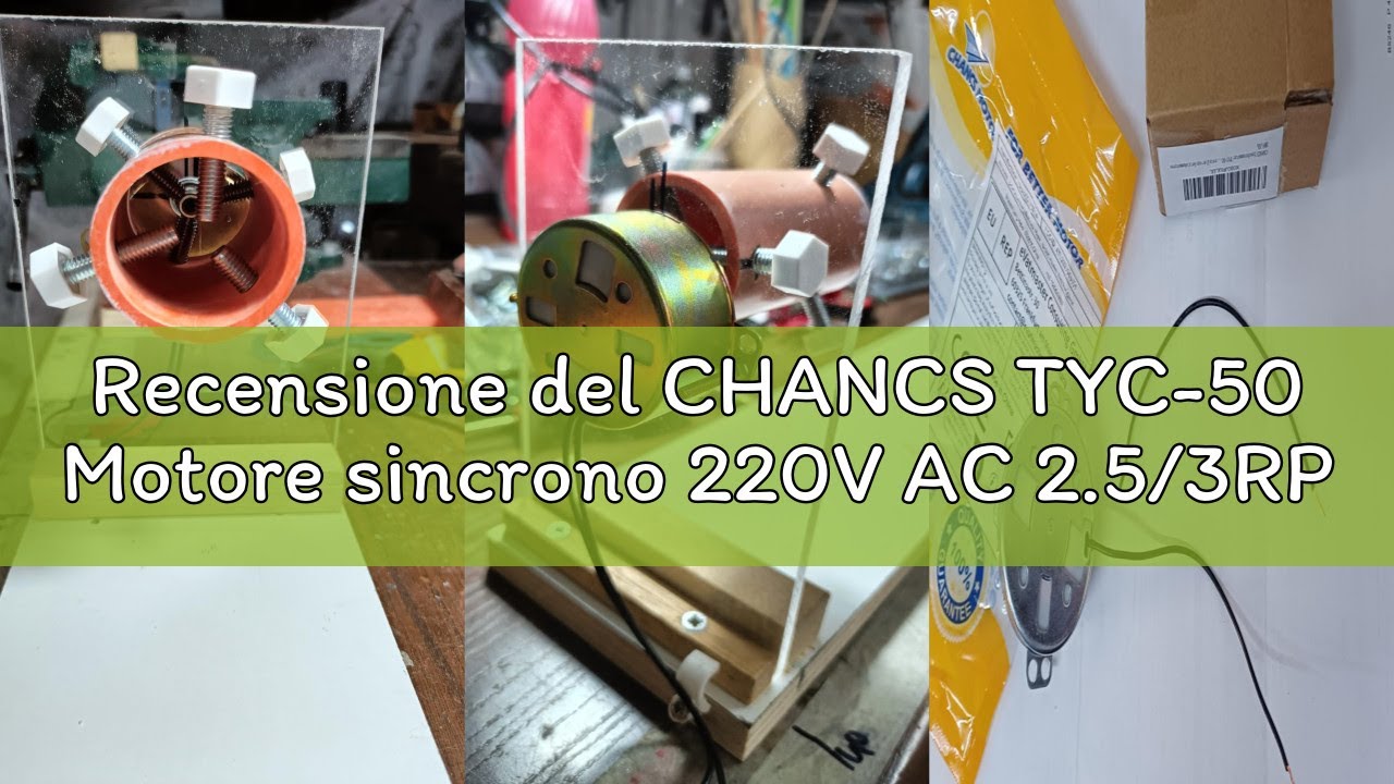 Recensione del CHANCS TYC-50 Motore sincrono 220V AC 2.5/3RPM CW/CCW Potenza Piccolo Motore a Corren