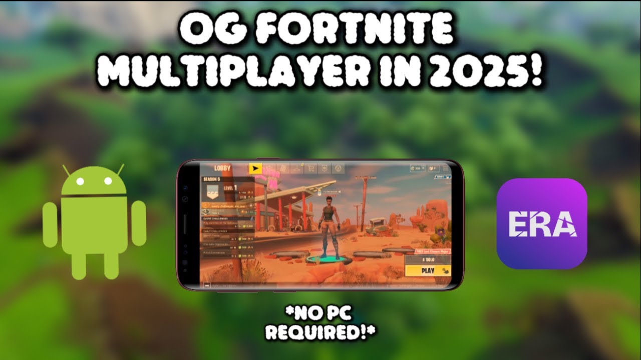 How To Play OG Fortnite Season 6 Multiplayer In 2025! (Project Era Android Tutorial)