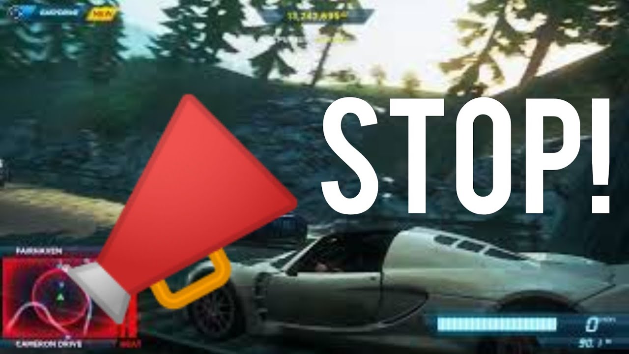 Need for Speed: Most Wanted (2012) - Police Megaphone Quotes