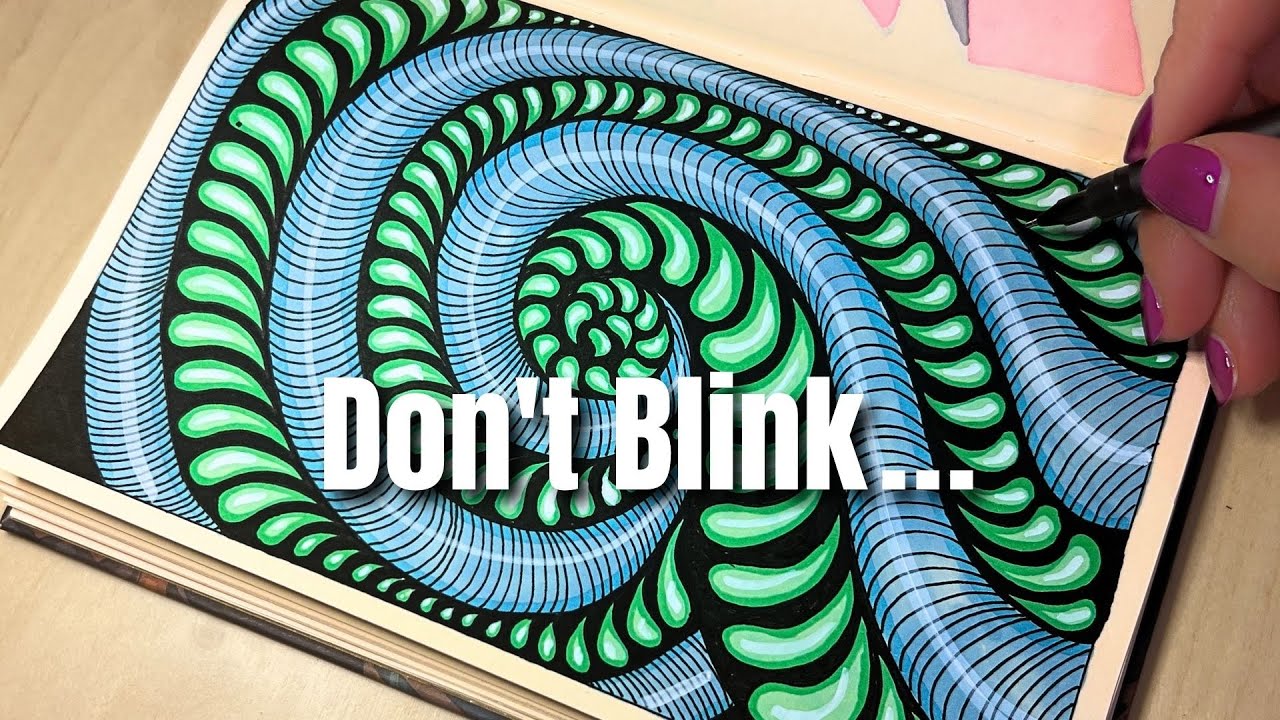 This Drawing Pulls You In Relaxing Doodle Pattern Art for Beginners