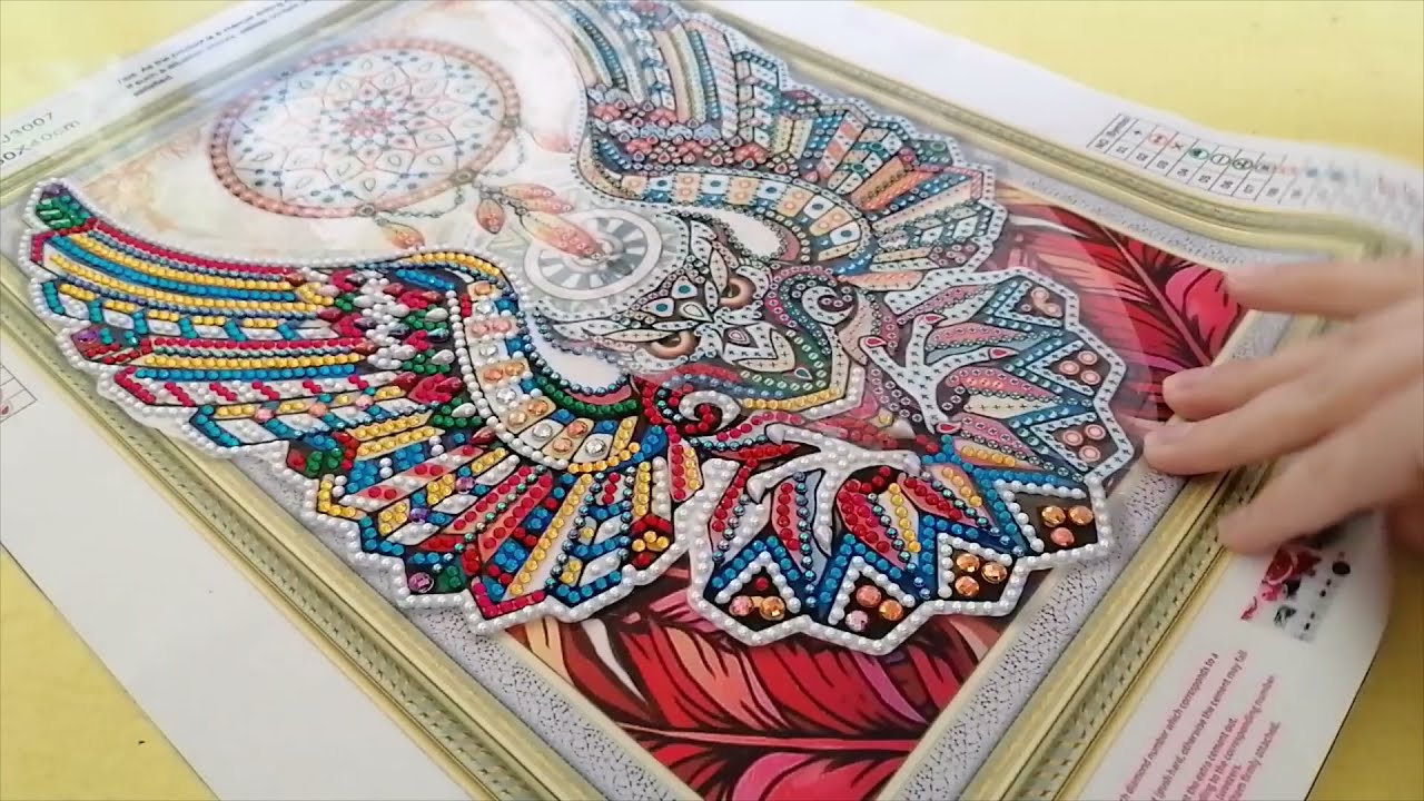 DP - Avis & R&eacute;alisation - Hibou et attrape-r&ecirc;ves - Diamond Painting