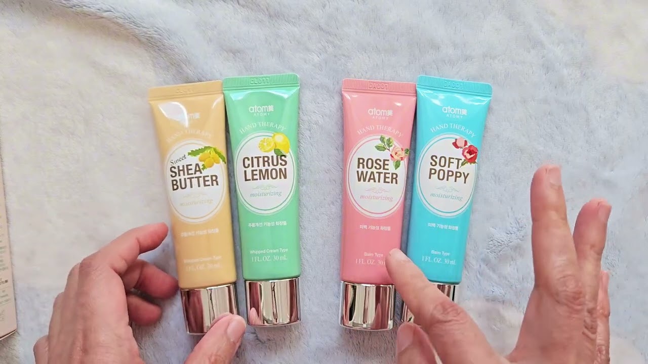 Atomy Hand Therapy Set Review Hand Cream and Hand Balm