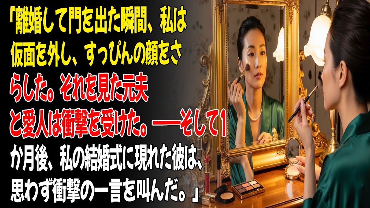 ❤️5年間“醜い妻”を演じた私が、離婚の日に仮面を外した結果.😮..ㅣ黄昏恋ㅣ老後の物語ㅣ再婚