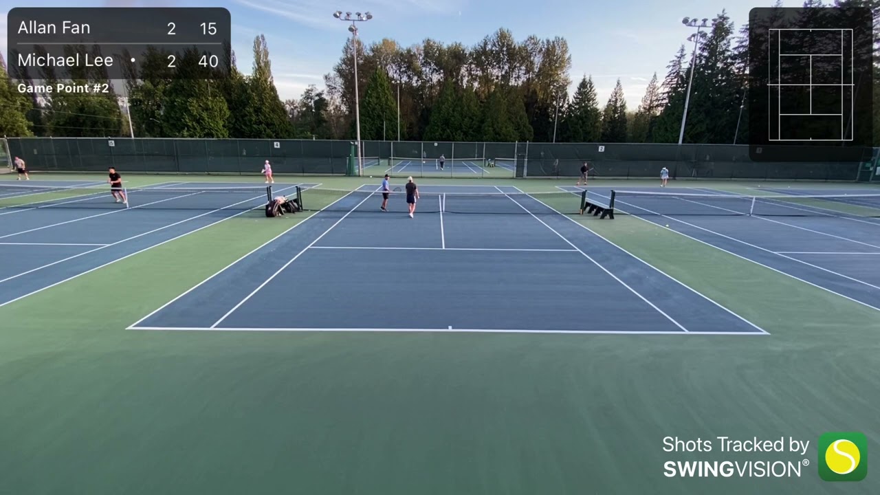 Allan Vs Mike @ Sept 8th Burnaby Tennis Club
