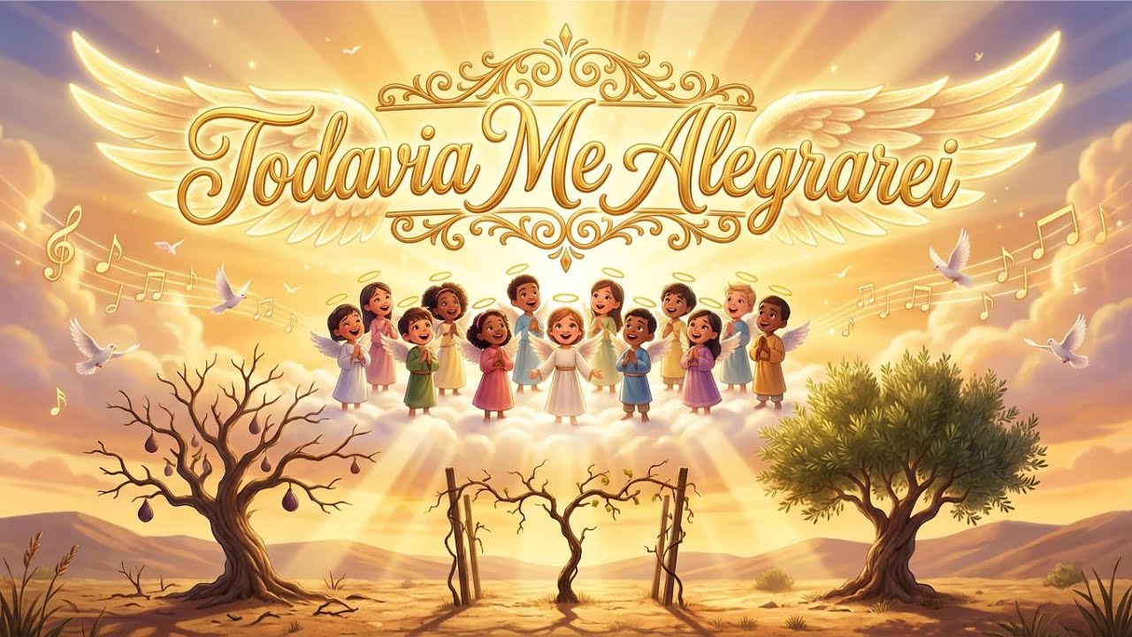 LOUVOR INFANTIL PARA ACALMAR ❤️🧸 | Todavia Me Alegrarei | Louve Play Kids