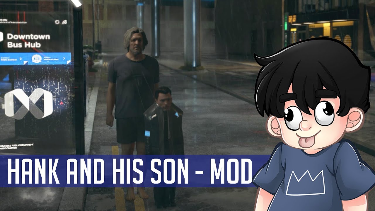 Hank and his NORMAL son - Mod | Detroit: Become Human