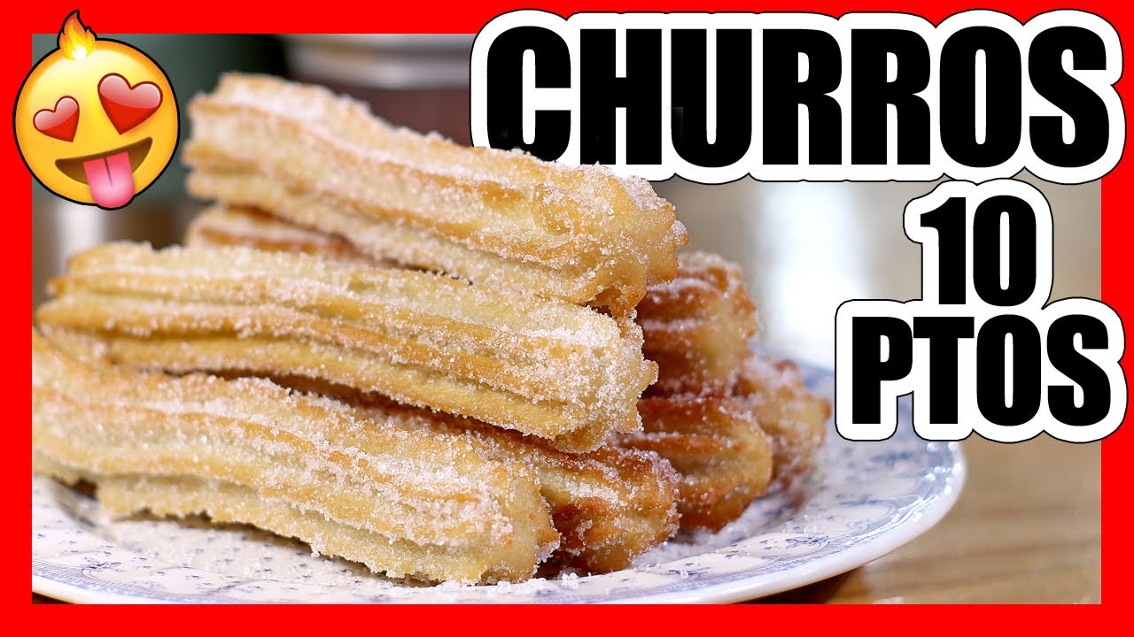 😍 Cómo HACER CHURROS caseros - TODOS LOS TRUCOS!!!