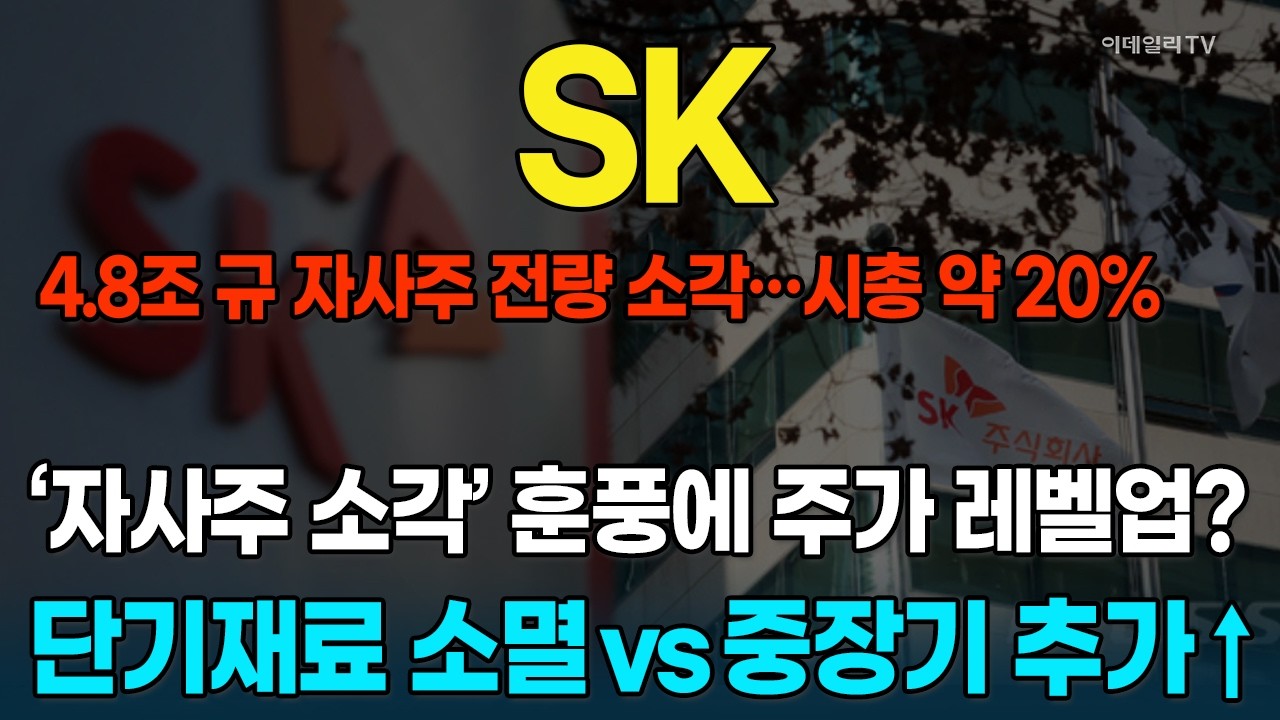 자사주 소각 훈풍에 주가 레벨업? 아님 단기 재료 소멸?···서동구 위원의 대응 전략은? [종목레이더] | 마켓나우 3부(20260311)