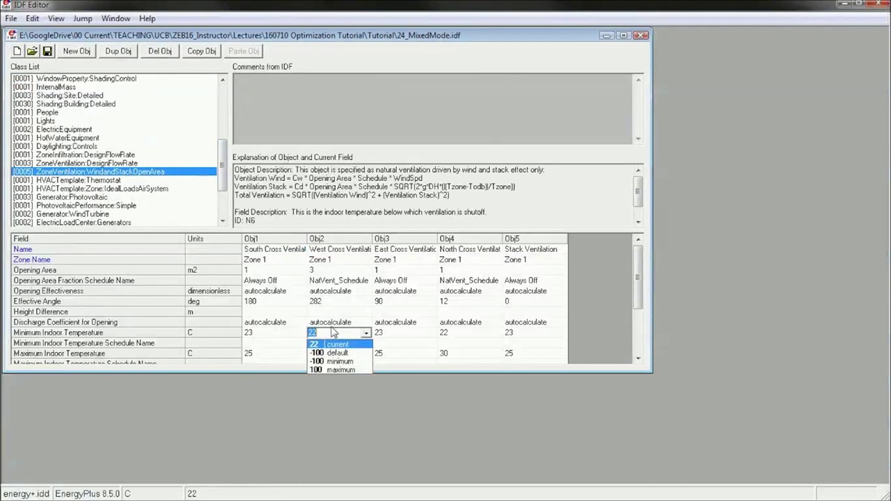 VT5.9 Creating Mixed Mode HVAC Schedules in EnergyPlus