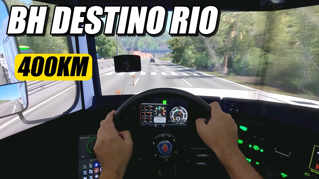ETS2 VIAGEM REALISTA - SCANIA 143H DEU CONTA - MAPA RBR | EURO TRUCK SIMULATOR 2