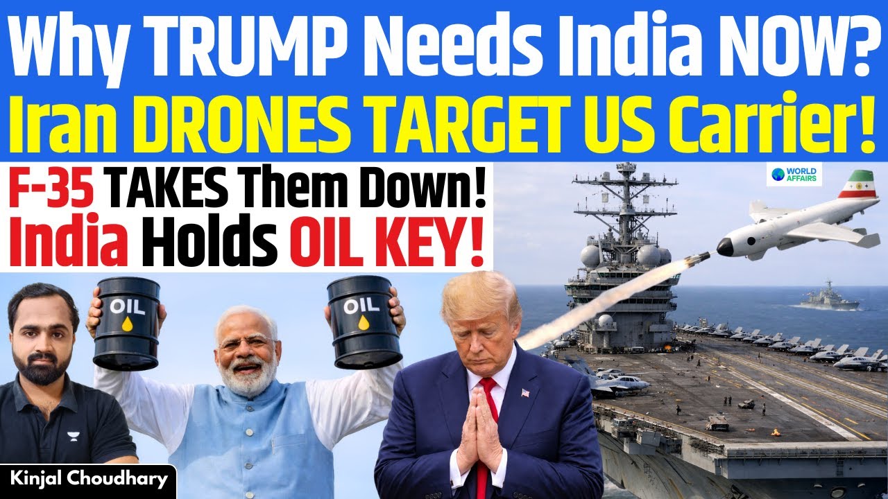 Why India Matters to Trump Before Iran Ops! US F-35 Takes Down Iranian Drone Near US Carrier! Kinjal