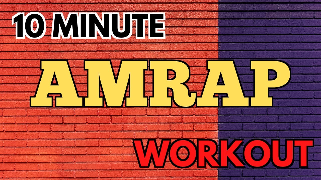 10 Minute AMRAP Home Workout - No Equipment Needed!