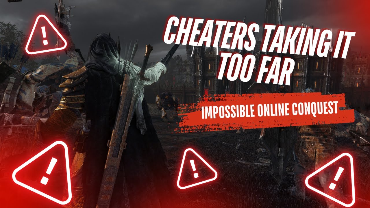 WHEN CHEATERS ARE SO BAD, THEY BREAK THE GAME - SHADOW OF WAR