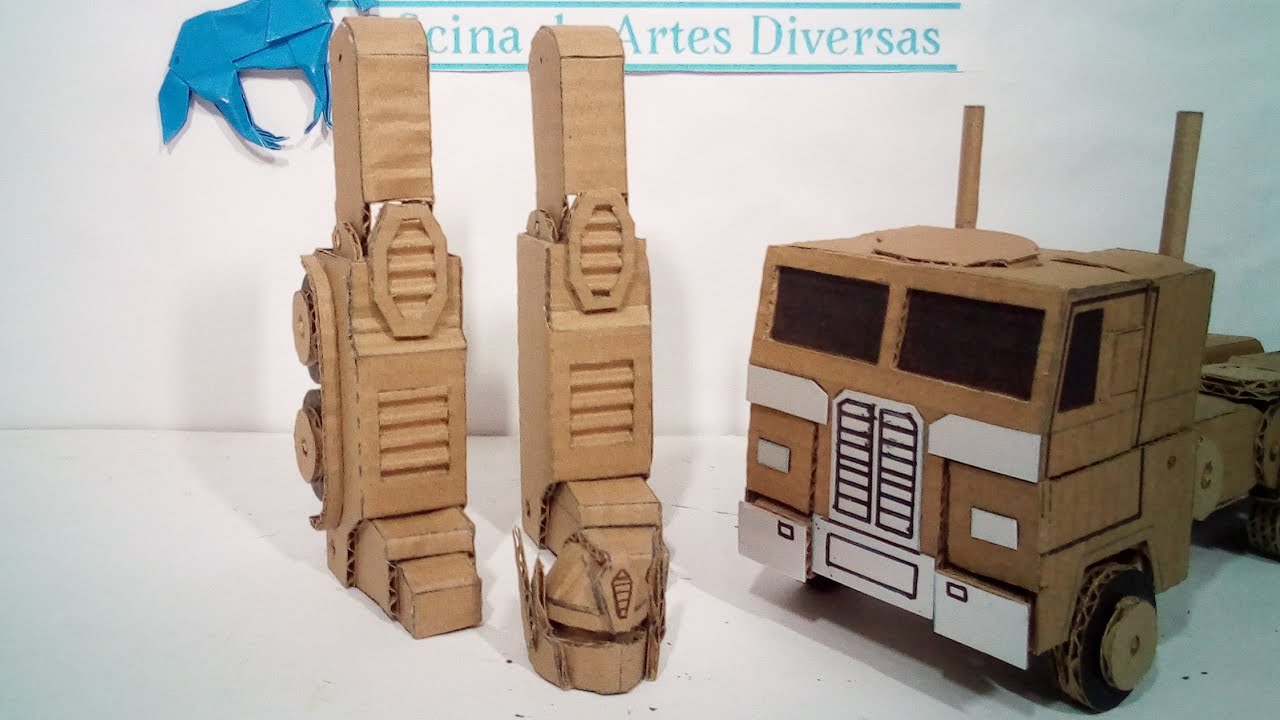 como fazer um Transformer de papelão (parte 1)