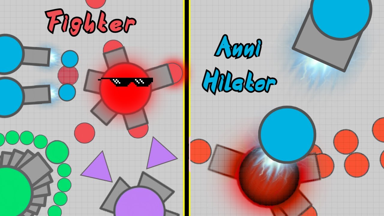 Diep.io - Fighter and Annihilator Compilation (4TDM, FFA)