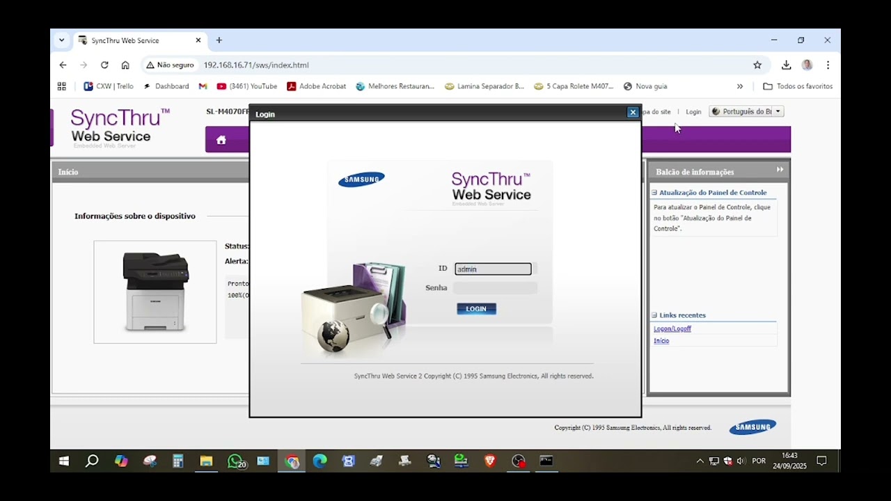Samsung SL M4070FR - Scanner SMB 