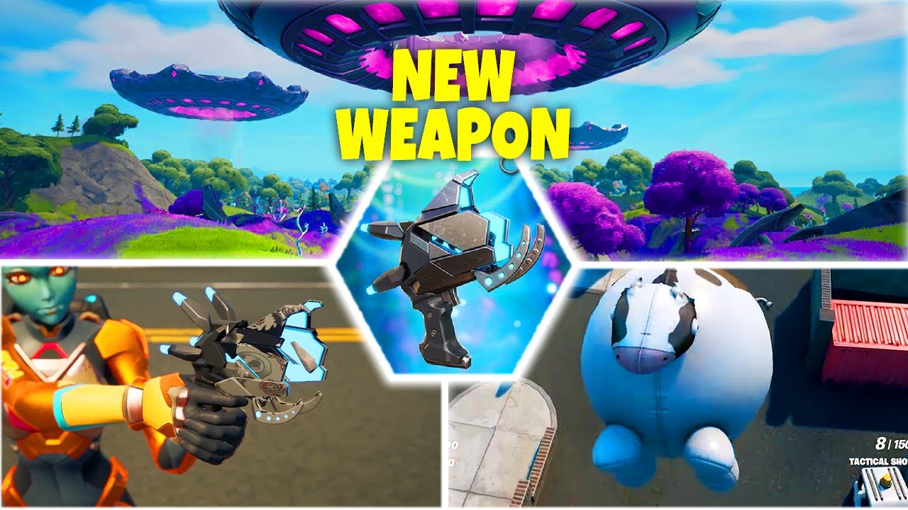 New Weapon Plasma Cannon & Inflate-A-Bull - Fortnite today's Update