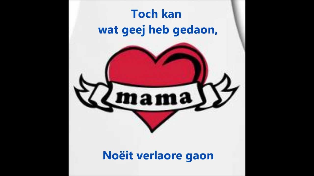 Ben Verdellen en de Vrijbuiters - Veur ôs Mam (onscreen tekst)