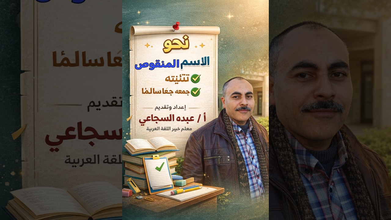 الاسم المنقوص إعداد وتقديم أ ـ عبده السجاعي