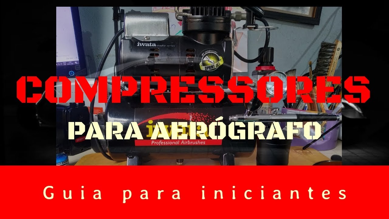 compressor para Aerógrafo Guia para iniciantes na Aerografia #01