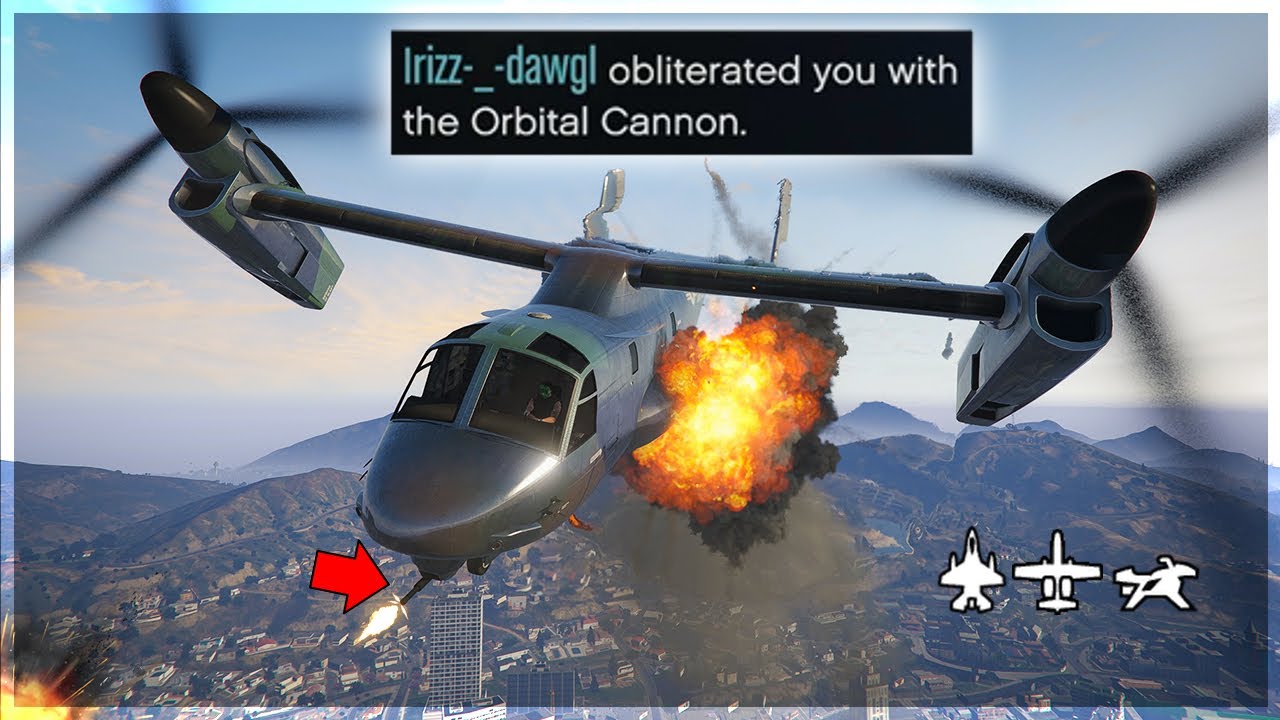 Троллинг трайхардов с помощью ОБНОВЛЕННОГО Мстителя в GTA Online!!!
