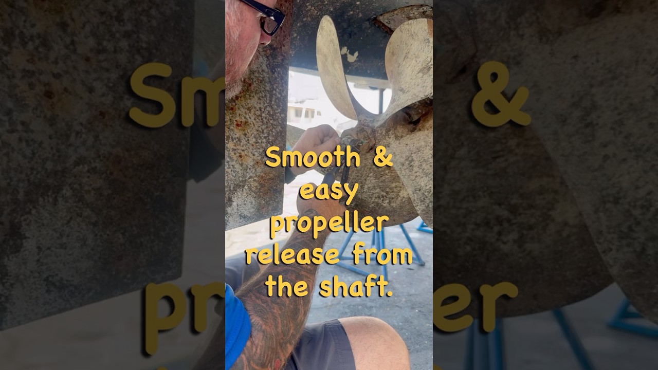 Propeller Removal & Shaft Service ⚓ Fort Lauderdale Experts #aboutboatsfl #boatservice #propeller