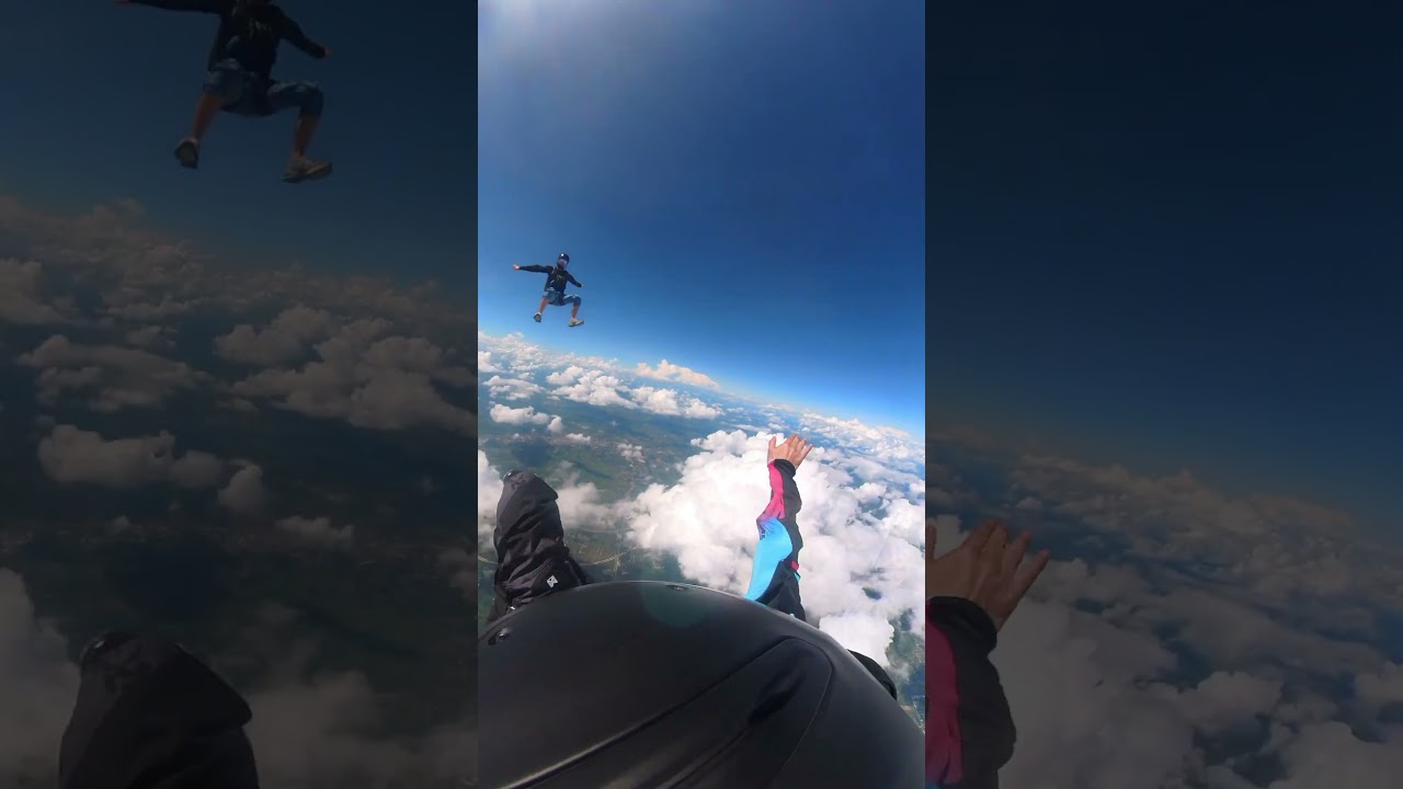 2 way sit fly with Irvin  #skydive #flying #skydiving #freefly