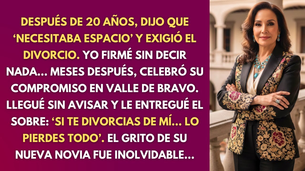 Después De Veinte Años, Él Exigió El Divorcio… Pero El Testamento De Su Padre Lo Destruyó
