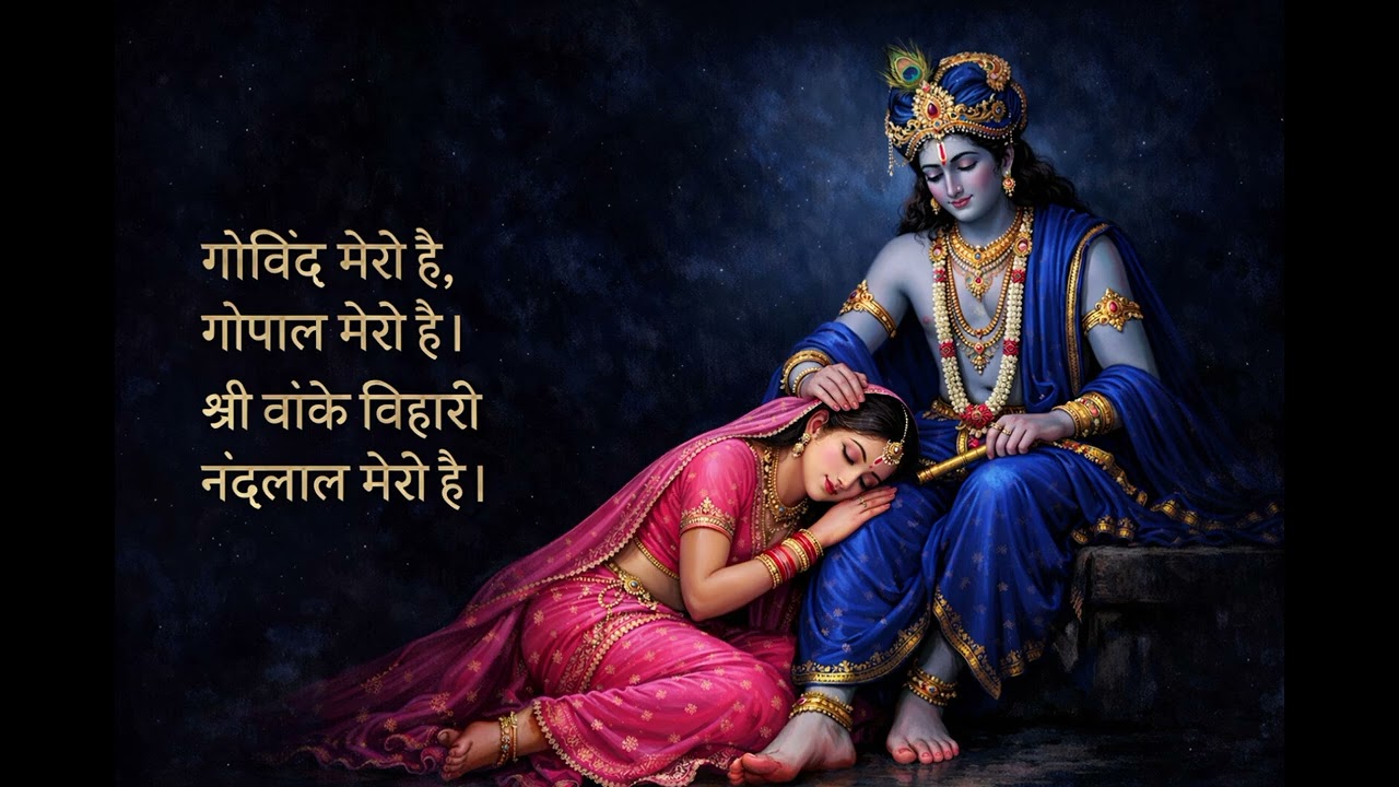 | गोविंद मेरो है गोपाल मेरो है।                           श्री वांके विहारी नंदलाल मेरो है।| #explor