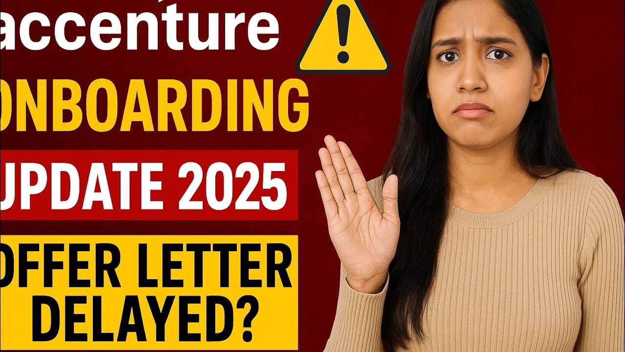 Accenture Onboarding Update 2025 🔥 | Offer Letter Delay Explained | Important Message for 2024 Batch