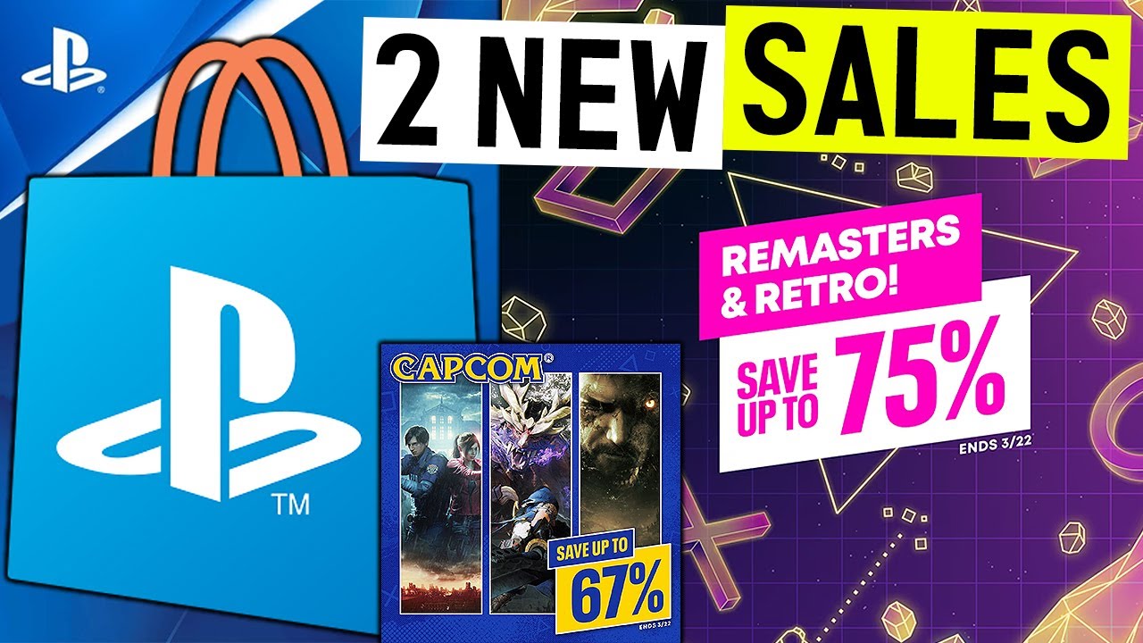 2 NEW PSN SALES Live Now! Retro & Remasters + Capcom PSN Sales Cheap PS4/PS5 DEALS (PSN Deals 2023)