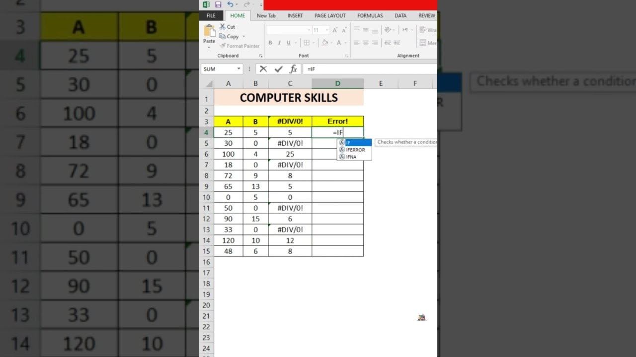 How to Use IFERROR Function in Excel | Handle Errors Like a Pro!