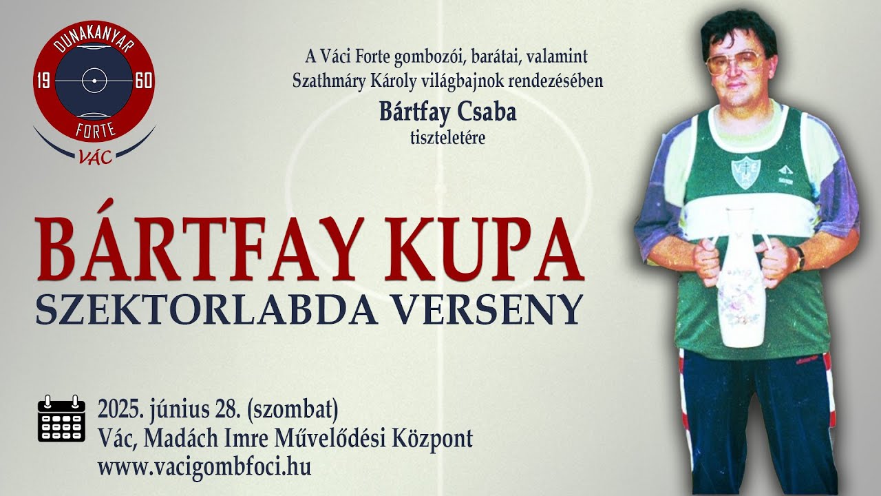 Bártfay Kupa - sorsolás