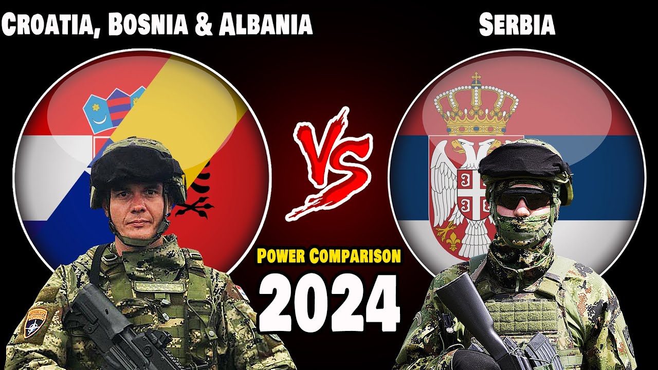 Croatia, Bosnia & Albania vs Serbia Military Power Comparison 2024 #militarypower