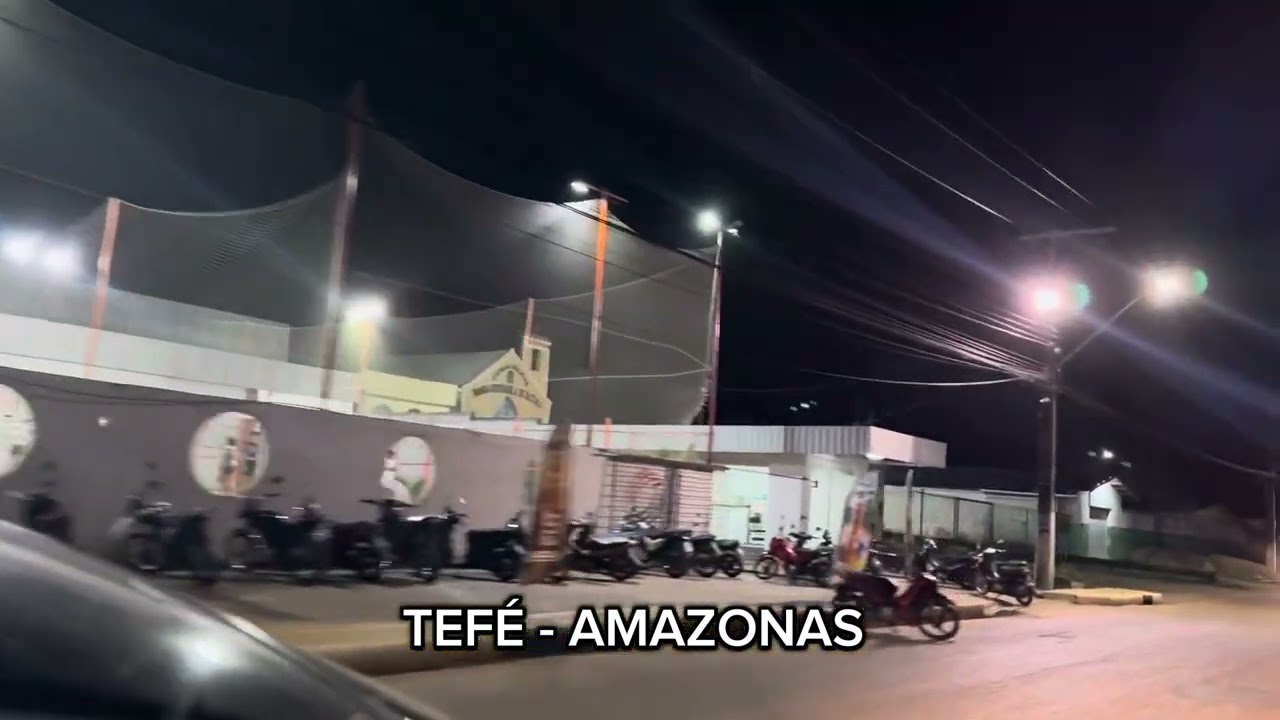 Voltinha pela Estrada do Aeroporto em TEF&Eacute; AMAZONAS