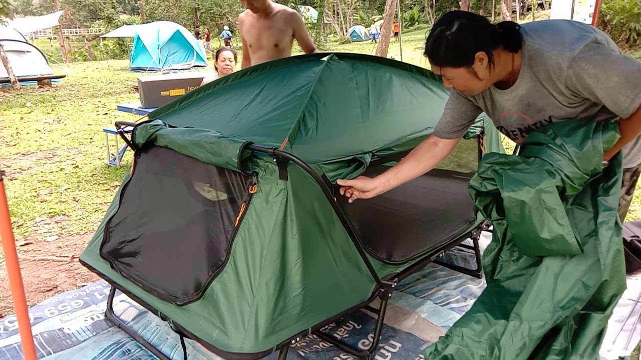 2 person bed tent, how to set up and use overview