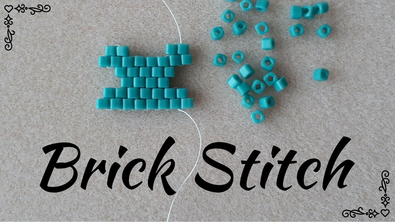 TUTORIAL Brick Stitch | come aumentare e decrementare - tecnica base