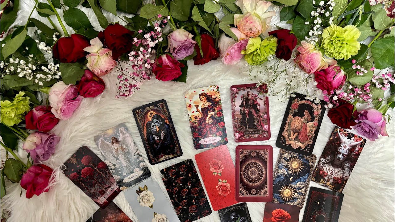 Мой Розариум 🌹🌹Подборка колод Таро, усыпанных Розами.🌹🌹