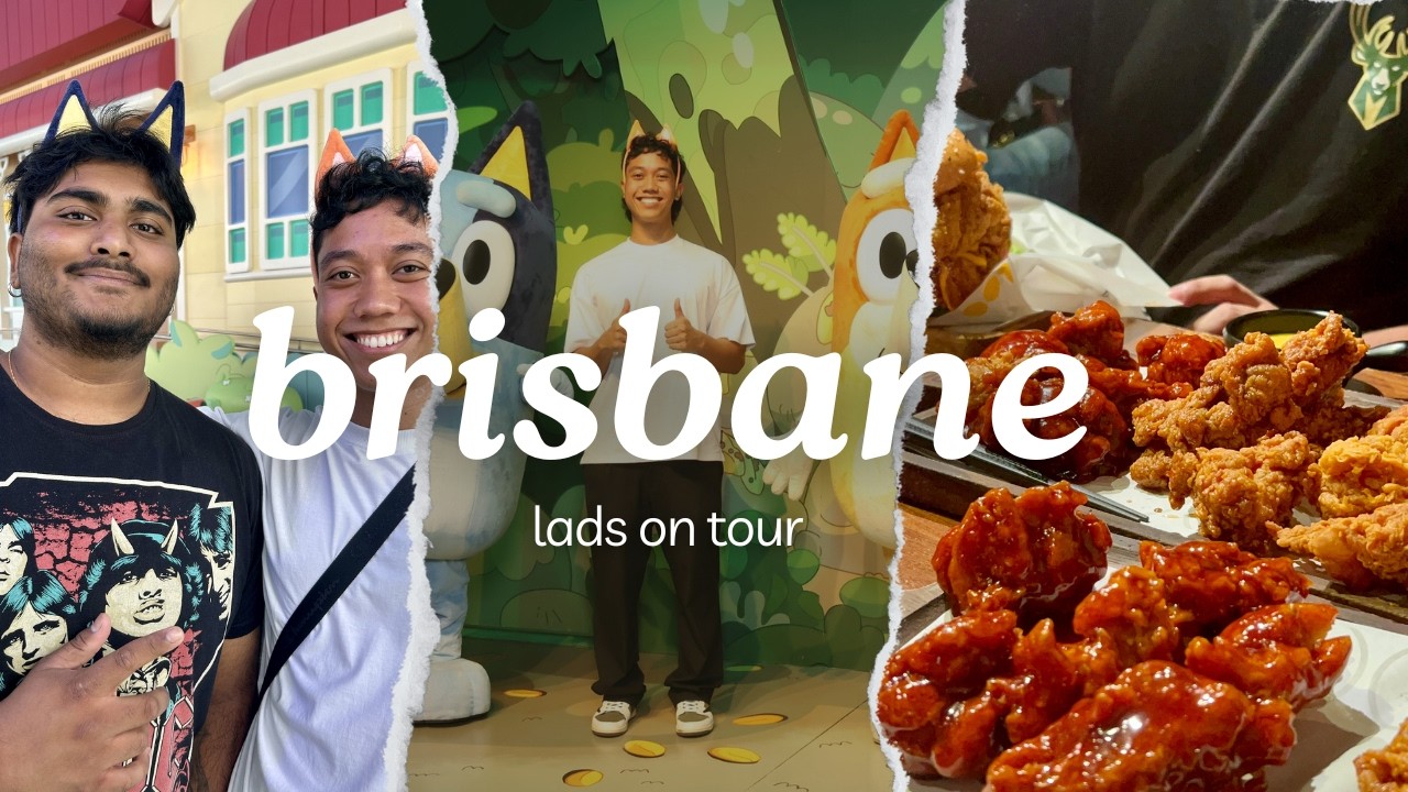 Lads on Tour Brisbane: Bluey’s World, Sir Thomas Planetarium, Momo Chicken