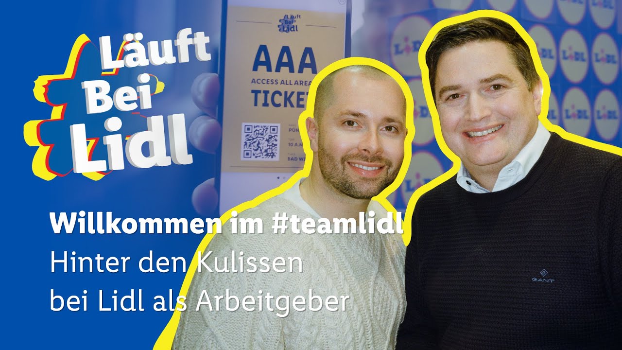 #LäuftBeiLidl | S4 | Opener | Willkommen im #teamlidl – hinter den Kulissen bei Lidl als Arbeitgeber