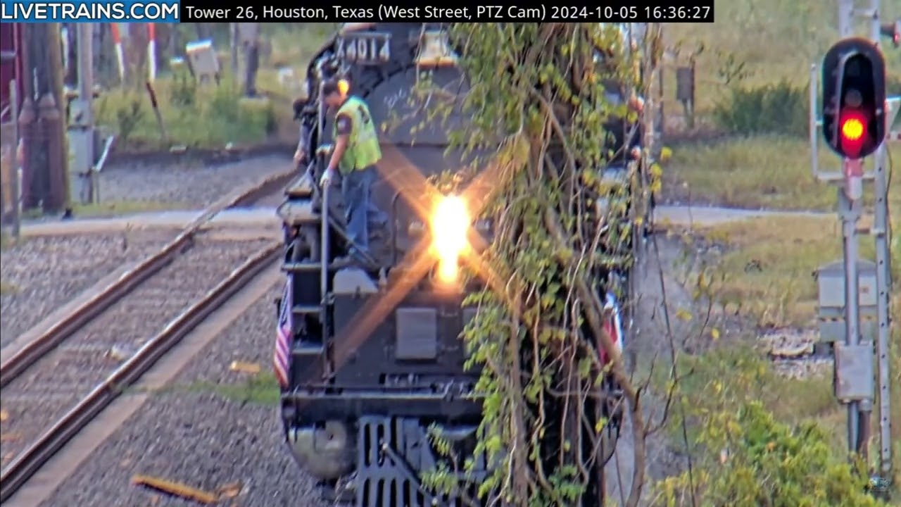 UP 4014 Big Boys Arrival & Departure from Houston, Texas