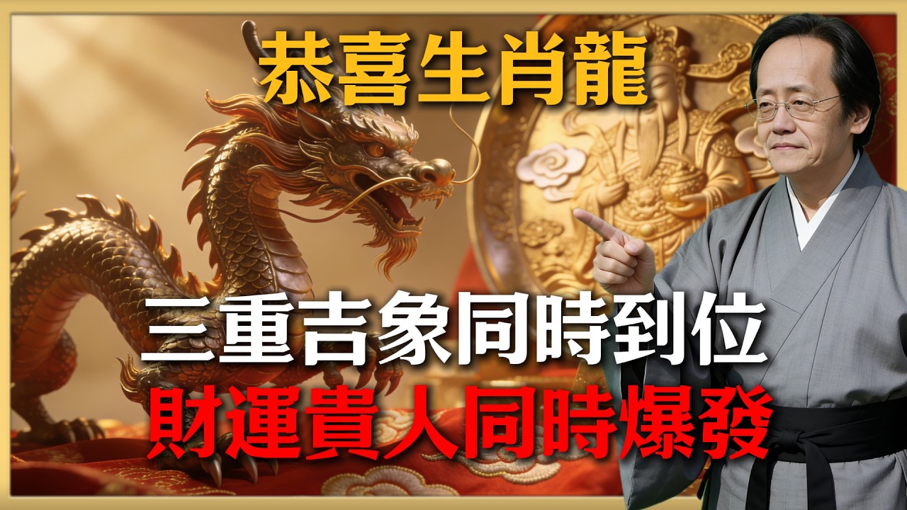 恭喜生肖龍！2026年2月底「金匱」入命，這10天是翻身關鍵，不看此視頻將後悔莫及！#倪海廈 #命理 #生肖 #運勢