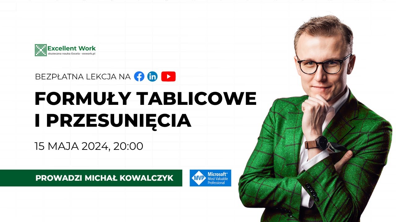 Formuły tablicowe i przesunięcia