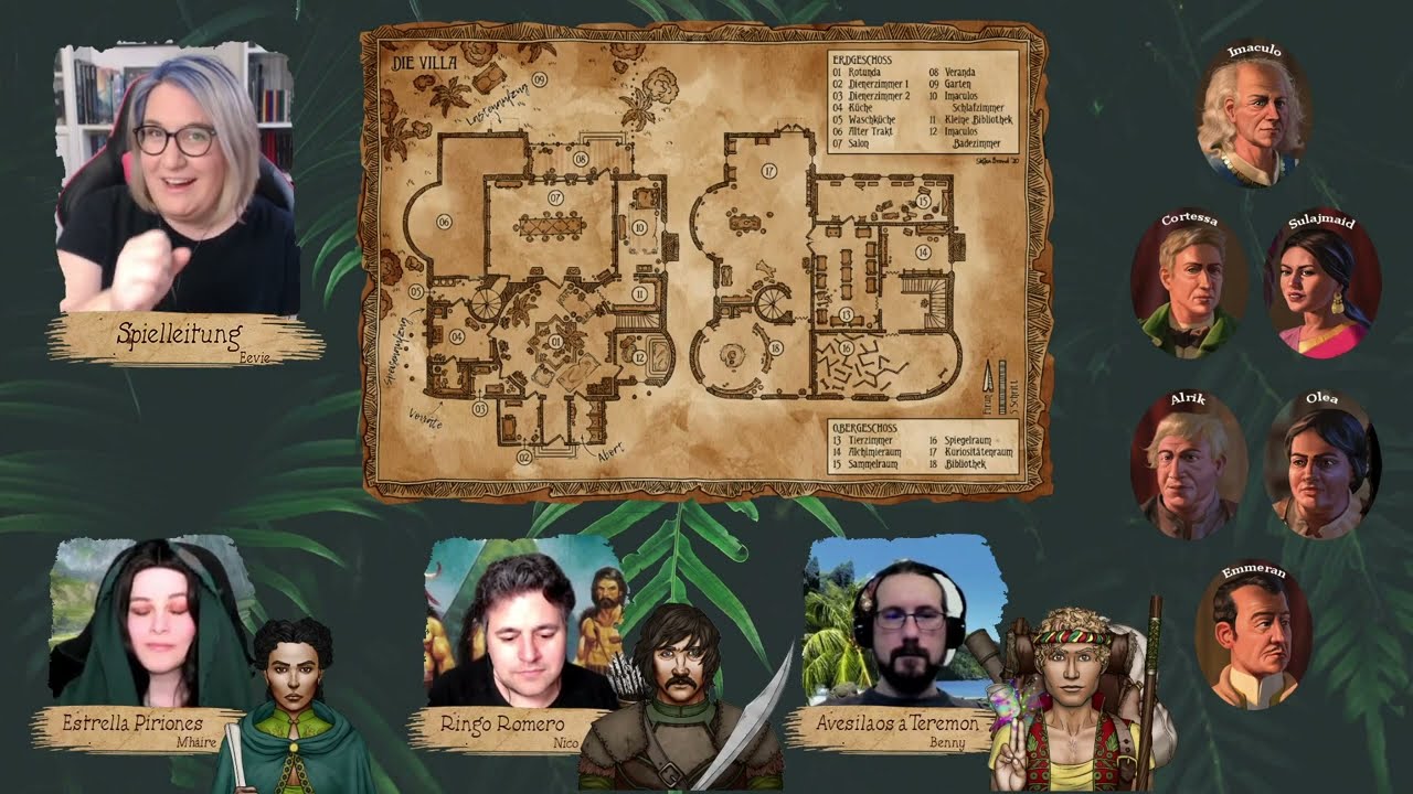 DSA5: Heldenwerk Puppenspiel - Let's Play mit Eevie, Mháire, Nico & Benny - Teil 2