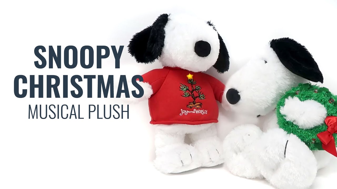 Snoopy Christmas Spirit - Holiday Peanuts Musical Plushes - Hallmark | CollectPeanuts.com
