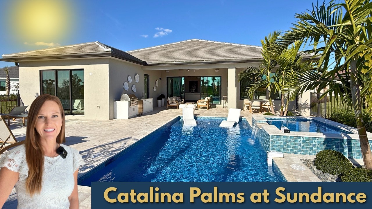 Luxury New Construction Pool Home | NEW Catalina Palms at Sundance Akel Homes Port St Lucie Florida
