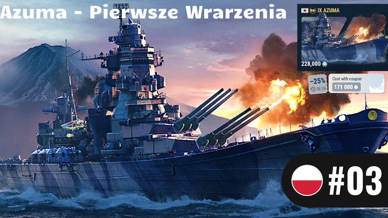 Azuma - Potężny Krążownik Premium w World of Warships! 🚢🔥