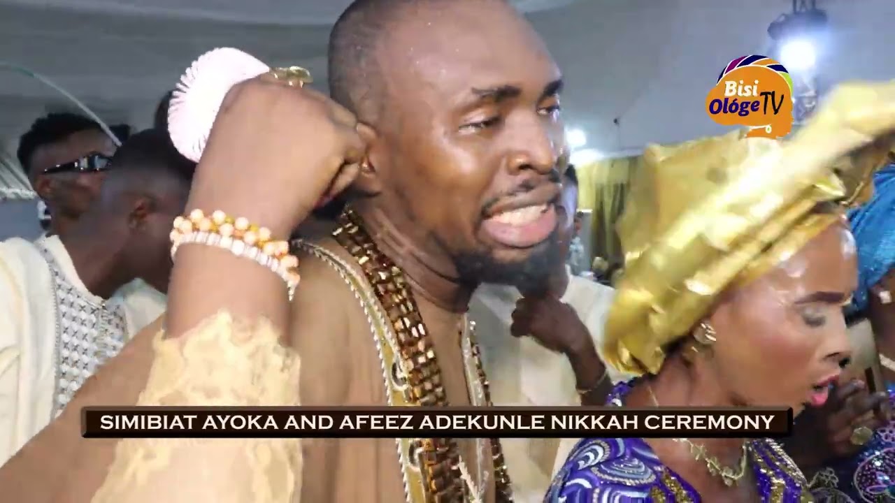 WATCH THE ARRIVAL OF THE GROOM, ABDUL AFEEZ ADEKUNLE, AND HIS FRIENDS!