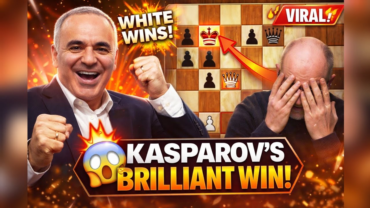 Lawan Sampai Tutup Wajah! Kasparov Menang Telak!